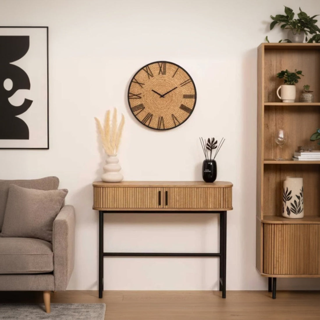 RELOJ DE PARED SIVAS METAL 50cm