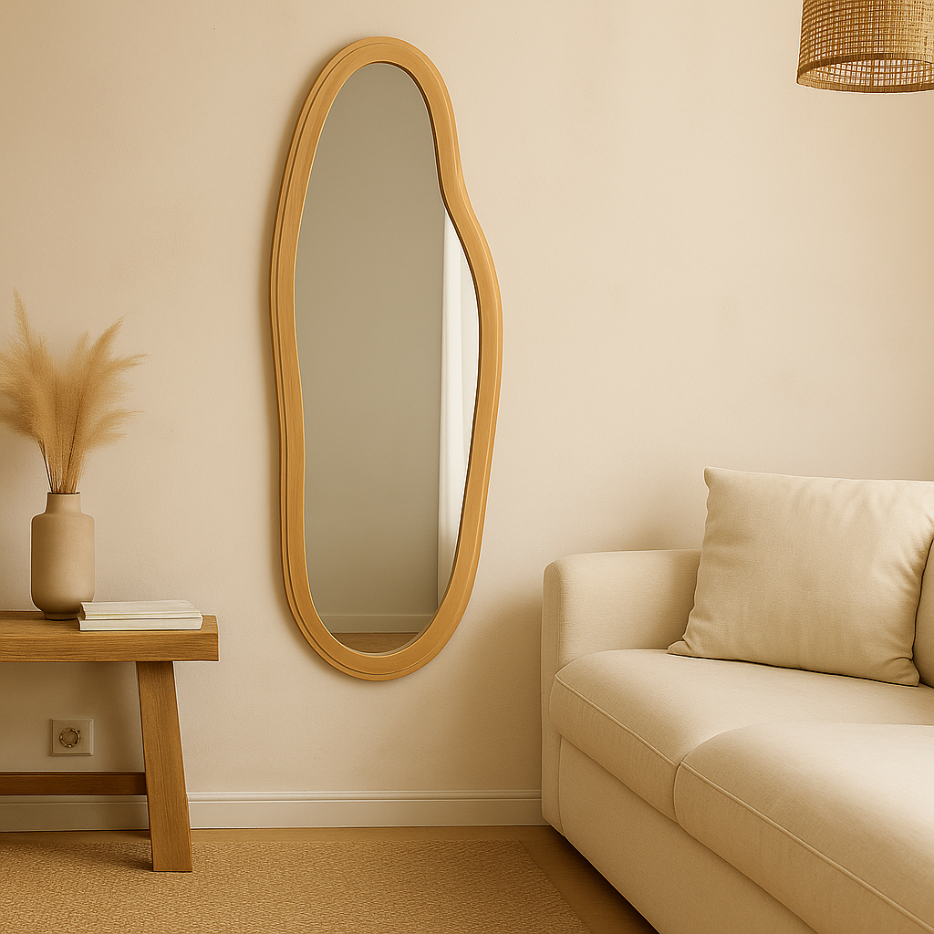 ESPEJO MORONI BEIGE 160CM