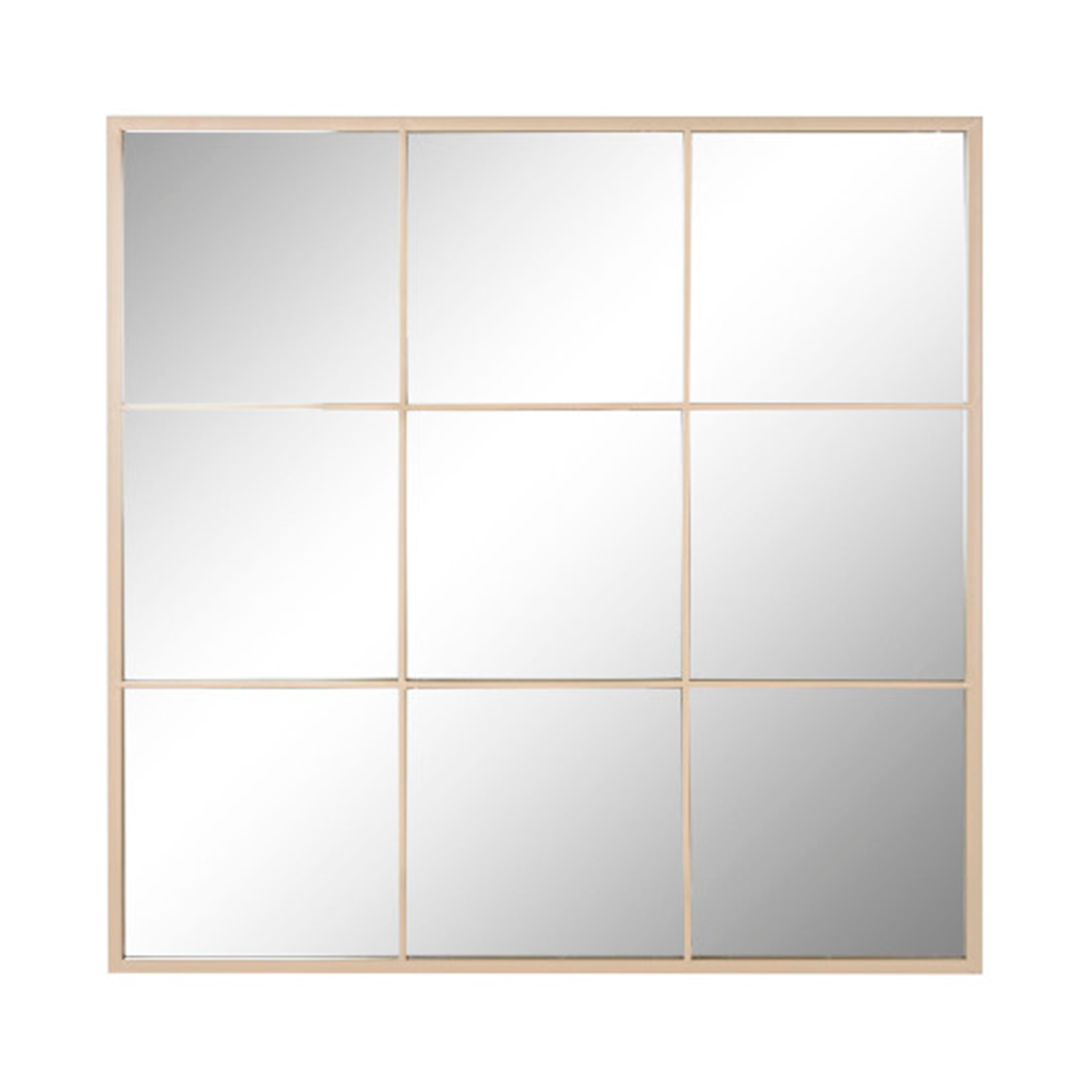 ESPEJO VENTANA HARLEM BEIGE 90CM