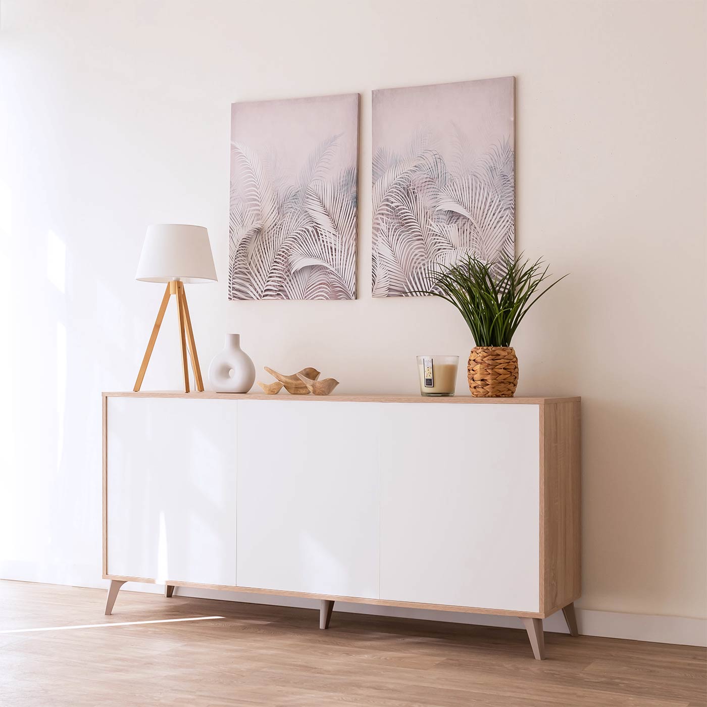 LIENZO SASHA HOJAS 50X70cm