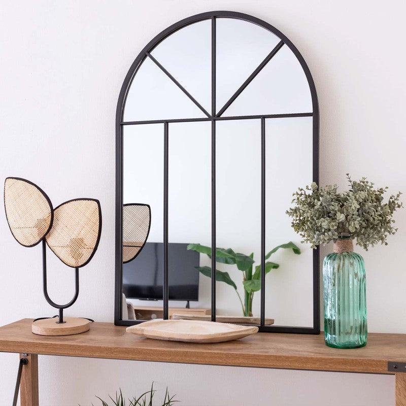 ESPEJO VENTANA MALCOM METAL 90cm