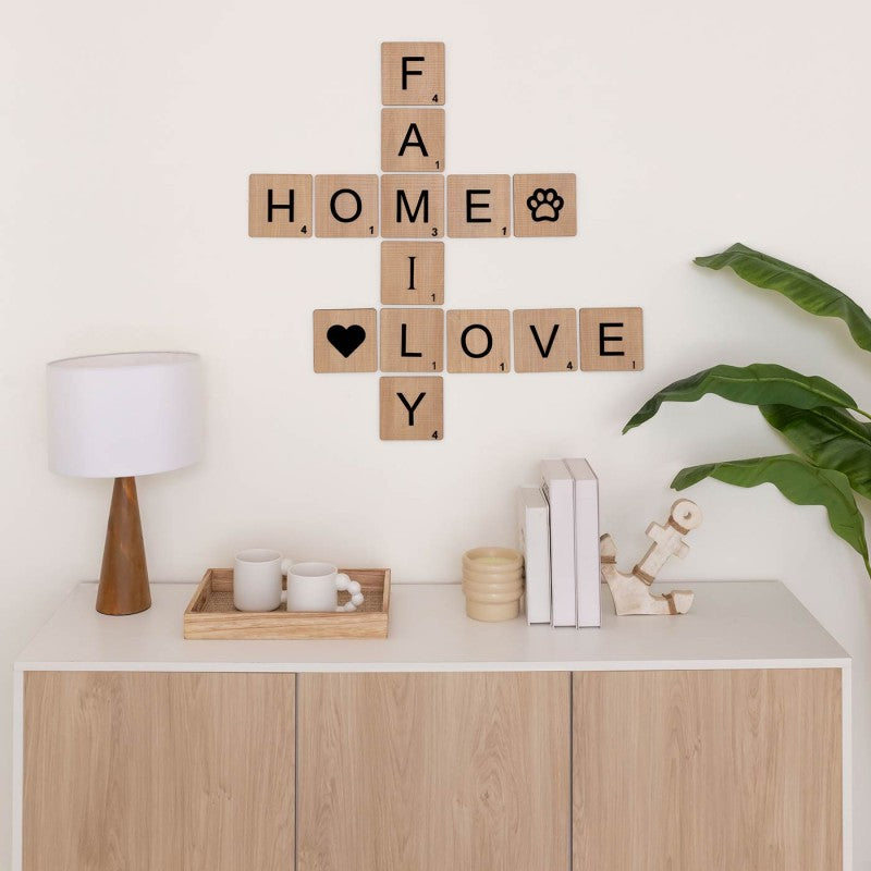 LETRA SCRABBLE MADERA RELIEVE