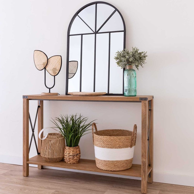 ESPEJO VENTANA MALCOM METAL 90cm