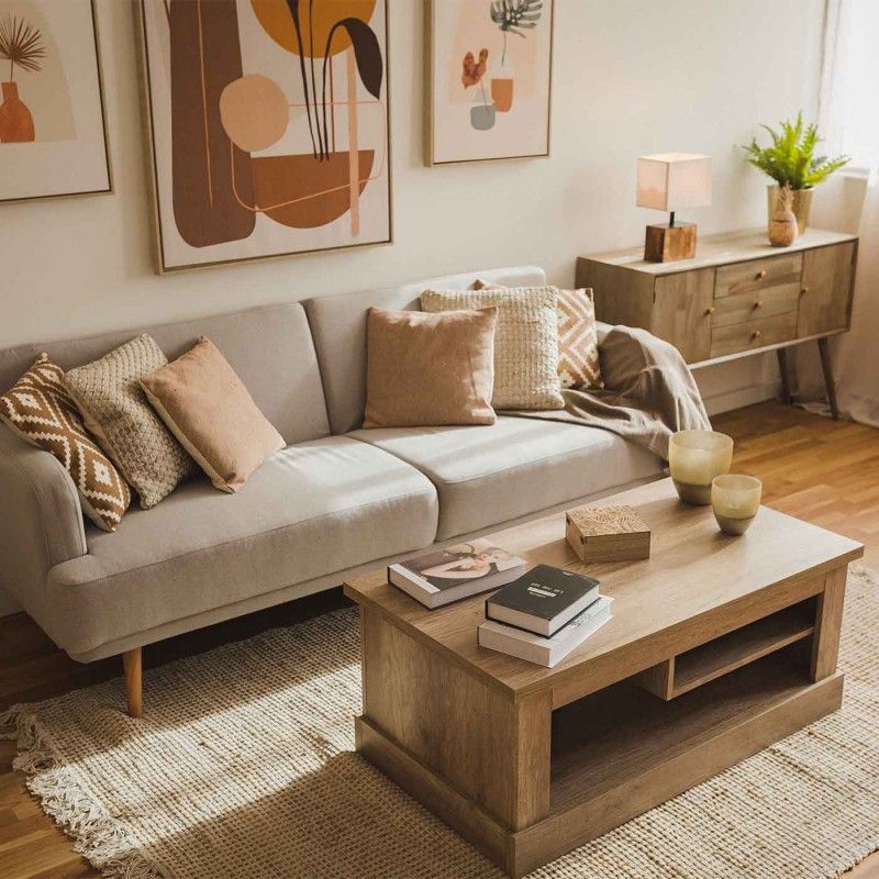 MESA DE CENTRO KELMAN 109X49cm