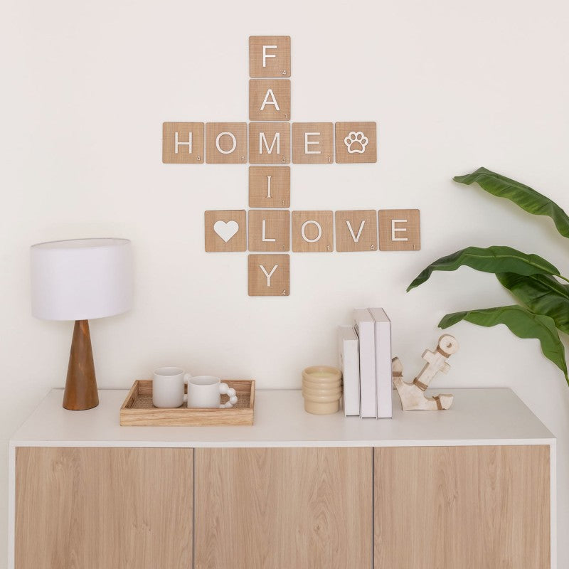 LETRA SCRABBLE MADERA RELIEVE